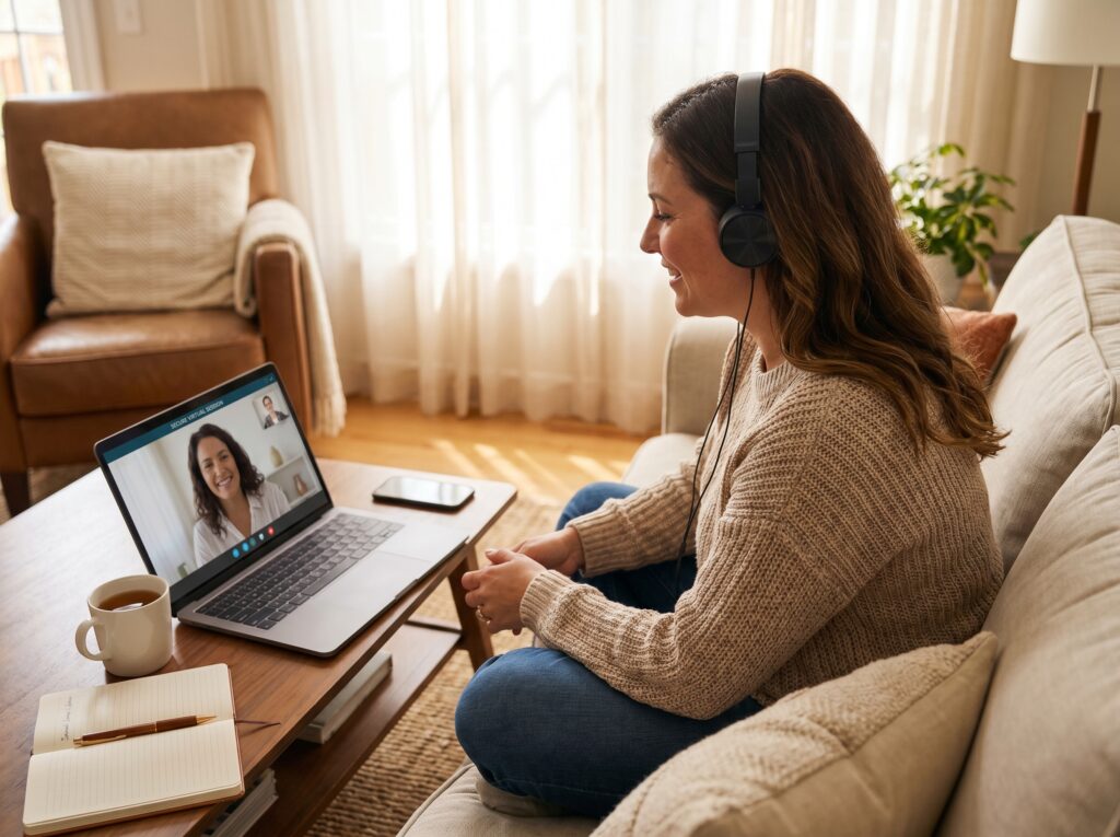 online therapy realistic image of 202605240053