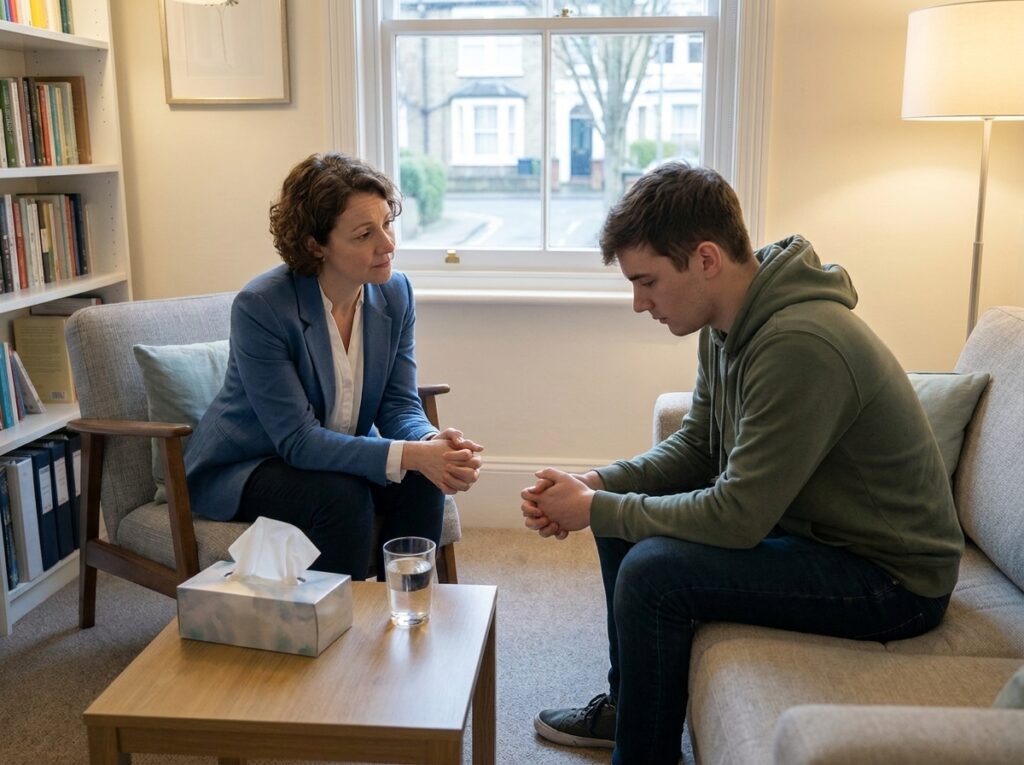 woman therapist attending patien… 202606092114